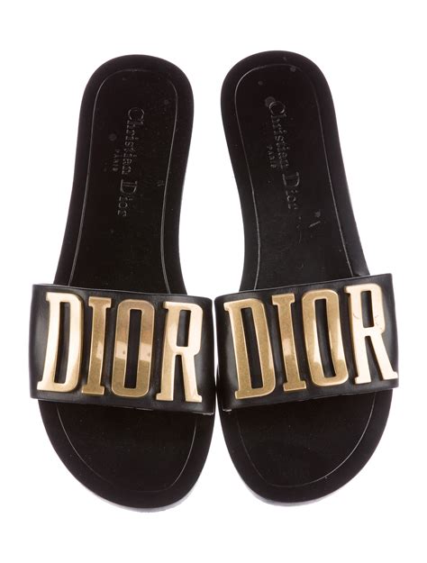 dior sandal slides|christian dior chunky sandals.